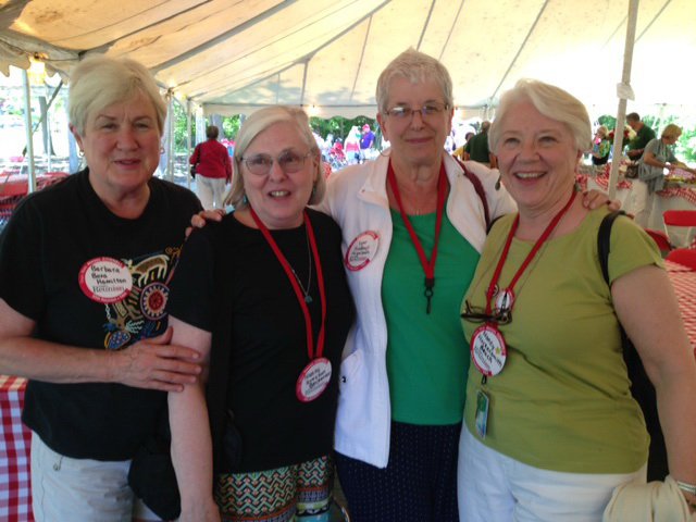 Barbara (Bova) Hamilton, Lynn	(Friedhoff) Feigenbaum, Nancy (Hockensmith) Beach