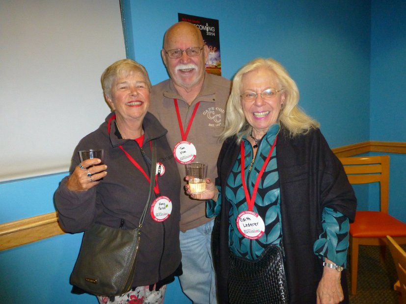 Nancy Parker, Tom Olson, Edith Lederer
