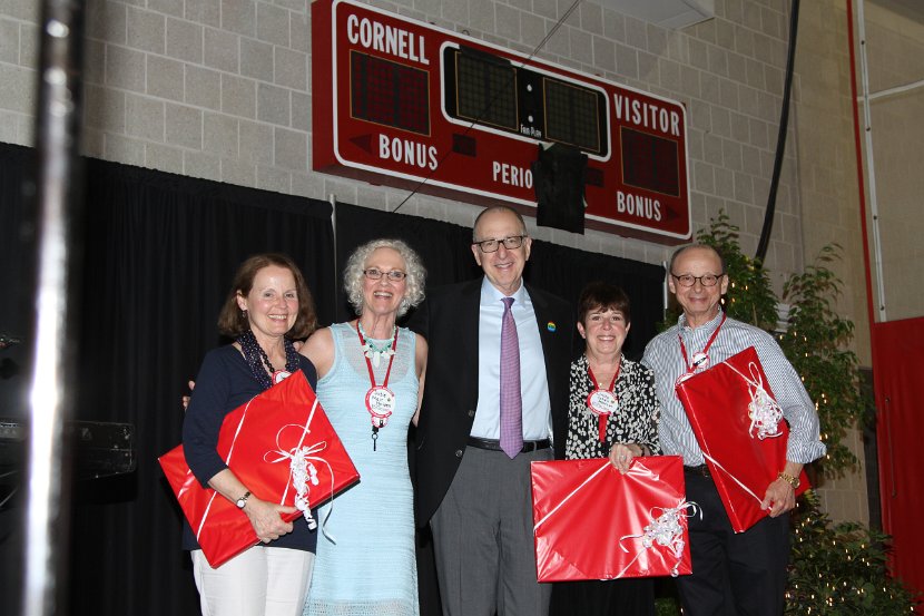 Joan Melville, Susie (Mair) Holden, David Skorton, Linda (Cohen) Meltzer, Bruce (Wagner)