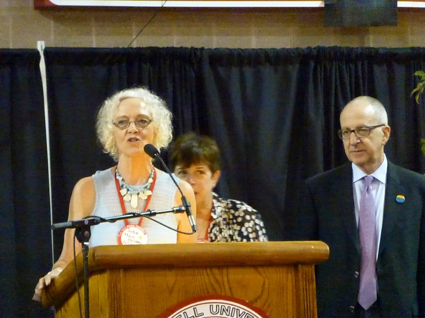 Susie Holden, Linda Meltzer, David Skorton